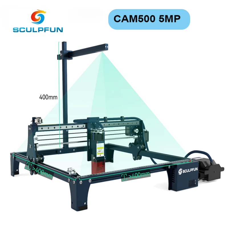 Industrial Laser Engraver - Лазерный гравер SCULPFUN CAM500 с камерой
