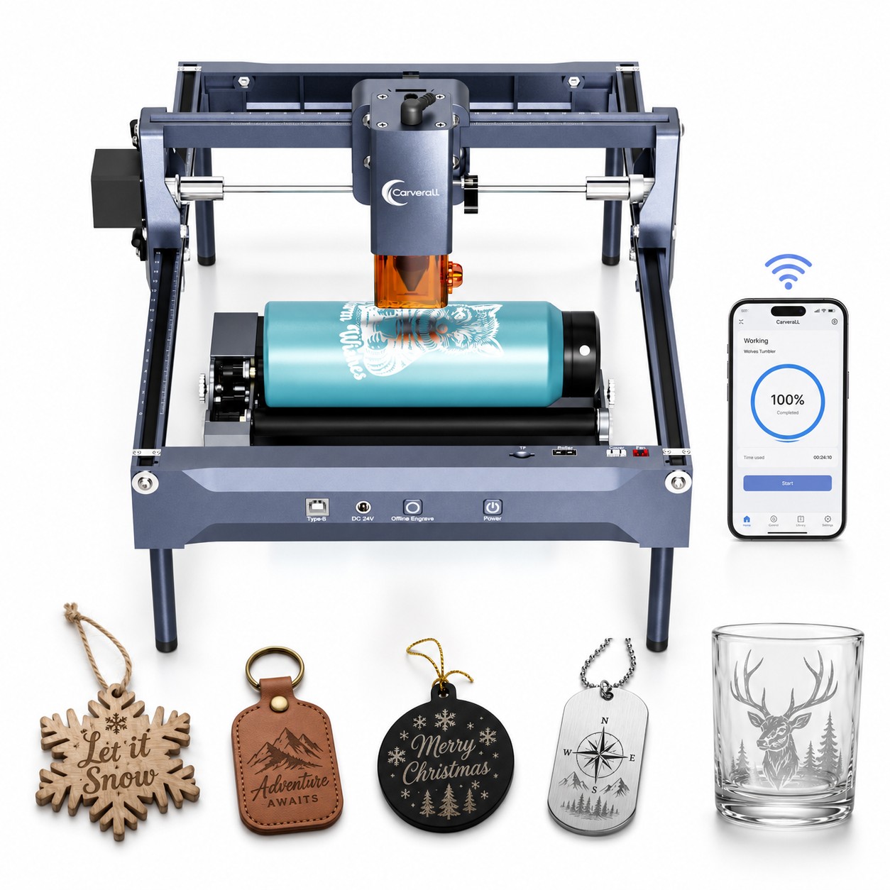 Лазерный гравер Carverall K15  – обзор и цена Laser Marking Machine
