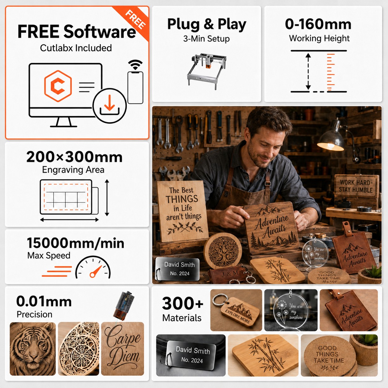 Лазерный гравер Carverall K15  – обзор и цена Laser Marking Machine